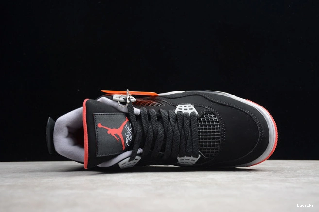 Rep BK 308497-060 retro 4 jordan black cement 2019 ''bred'' air 1207